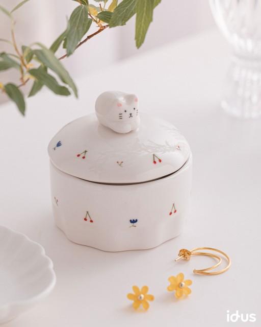 식빵고양이 보석함 (체리패턴🍒)