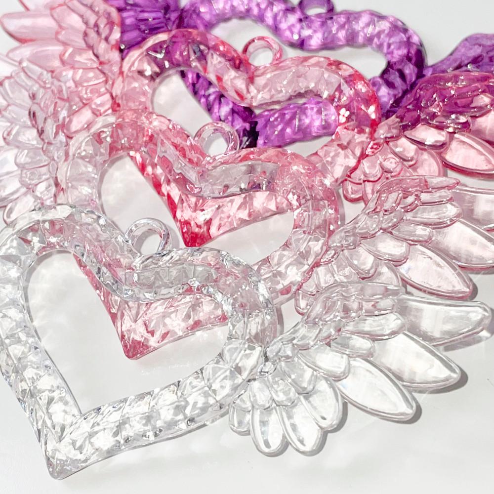 (수디어리) 날개 하트빔 키링