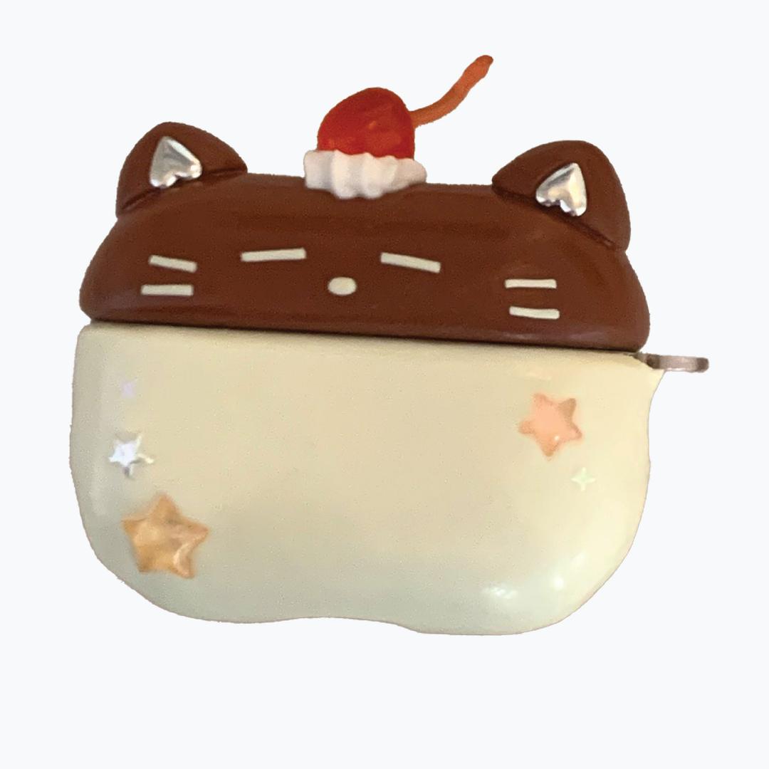 Pudding Cat AirPods Case