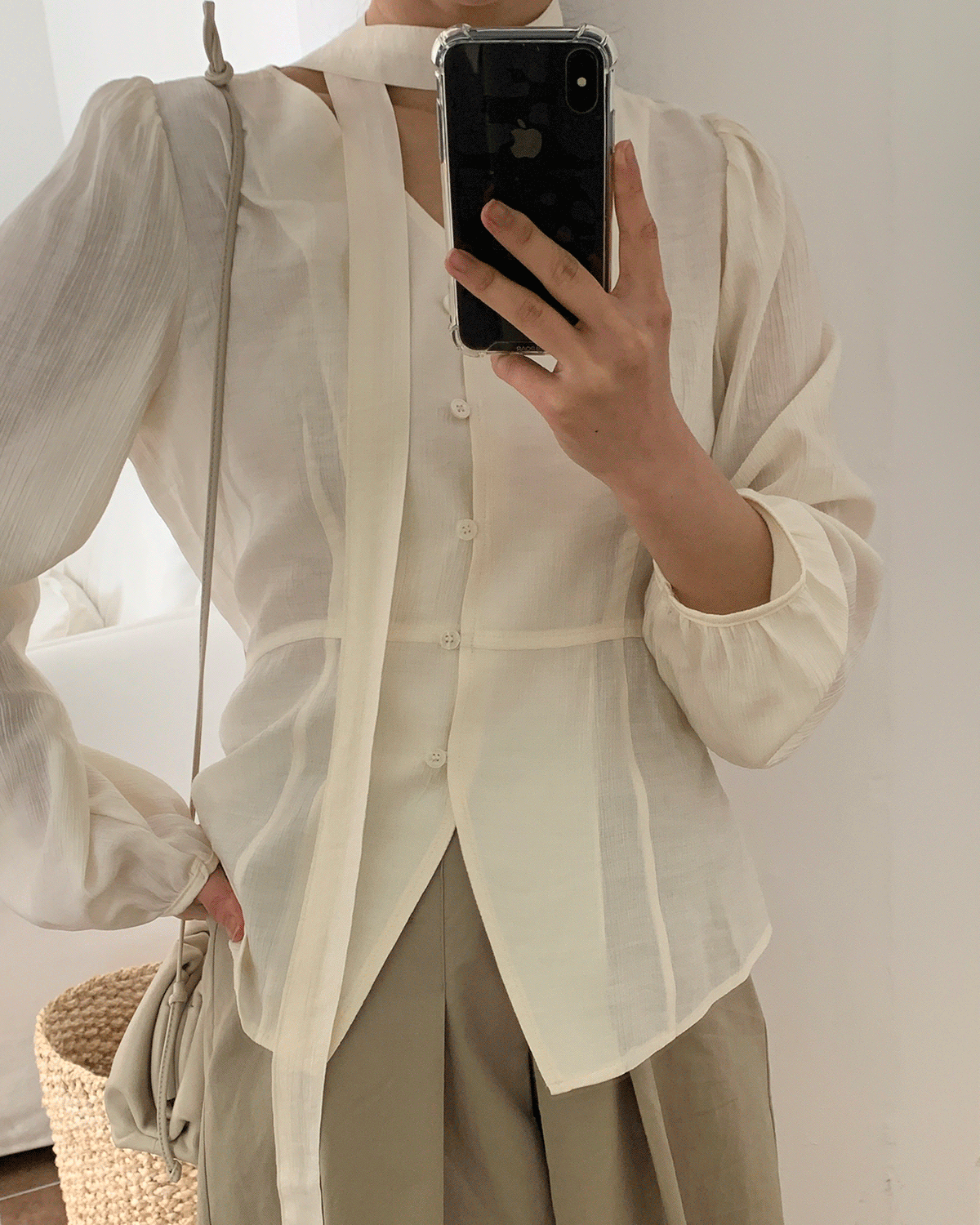 셀렉트한 [무료배송 / 컬러추가] Philosophy blouse