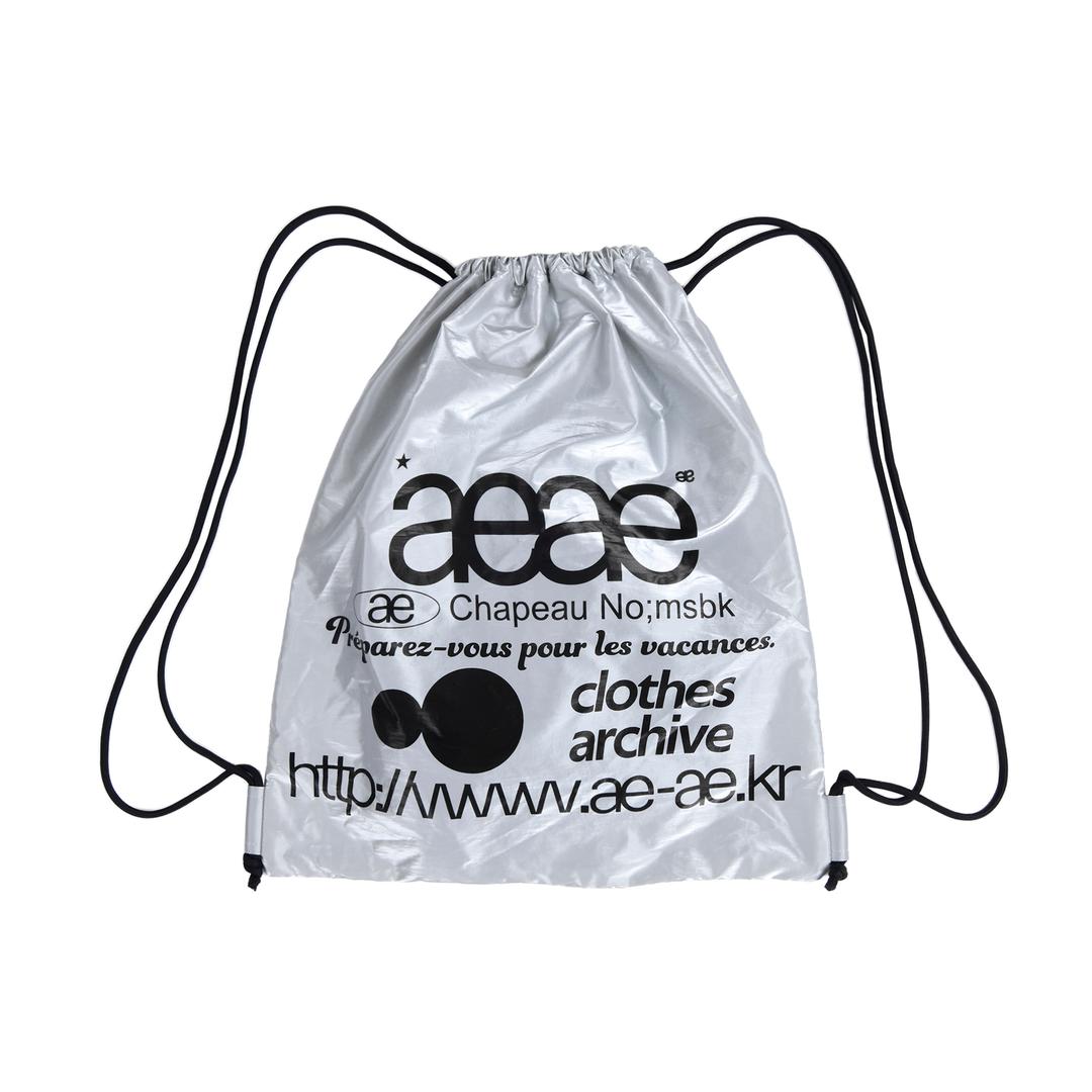 WEB LOGO GYM SACK - [SILVER]