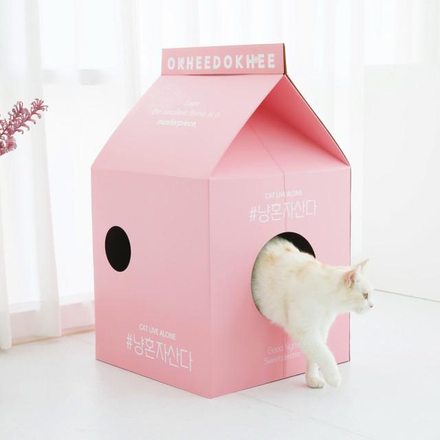 옥희독희 냥혼자산다 특대형 고양이숨숨집 고양이집