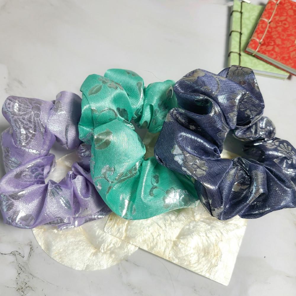 달의 조각 한복 헤어 스크런치 곱창밴드 곱창머리끈 헤어슈슈 외국인선물