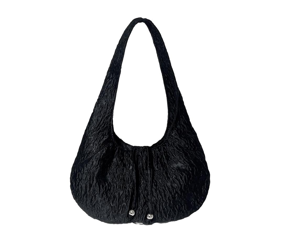 clam bag - black
