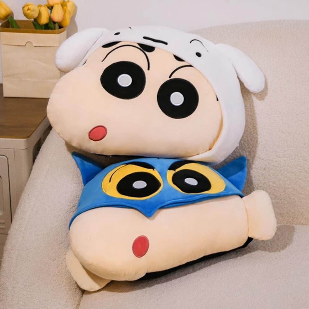 짱구는못말려 인형 쿠션 소파 침대 등받이 친구 흰둥이 액션가면 만화 캐릭터 굿즈 친구 생일 선물