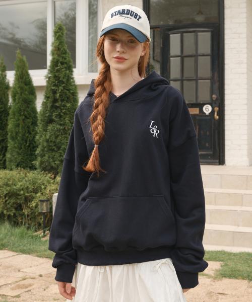 로시로우(LOSSYROW)  L&R signature hood Navy - 사이즈 & 후기 | 무신사
