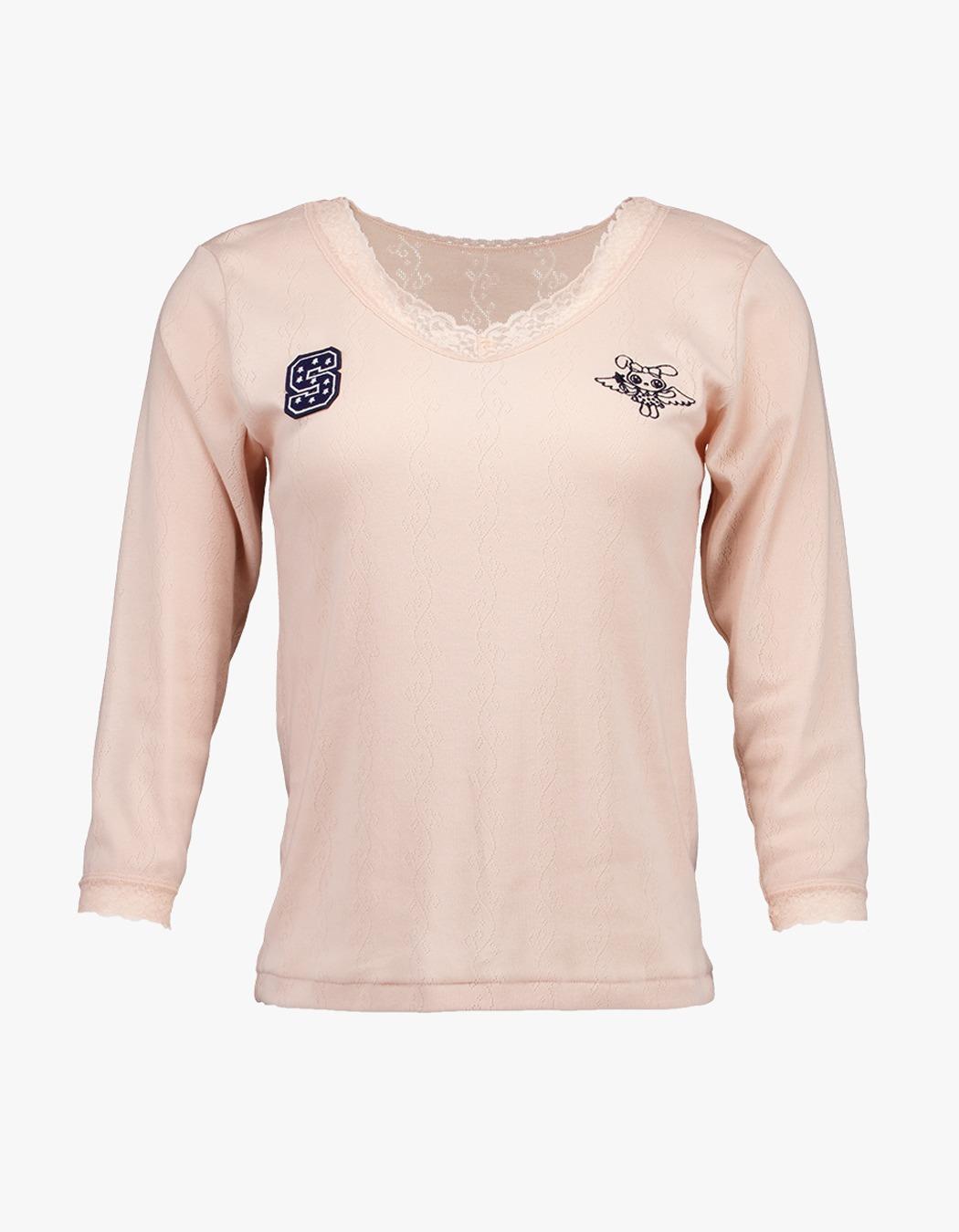 I Don'T Know Lace Top - Peach