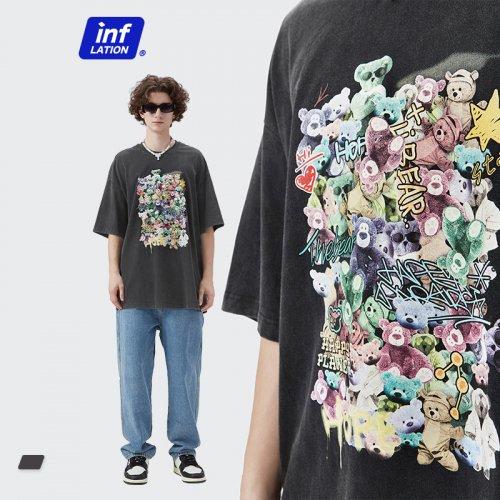 카본블랙 워시드 티셔츠