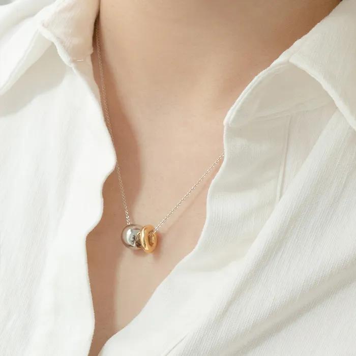[태연 착용] deux ring necklace