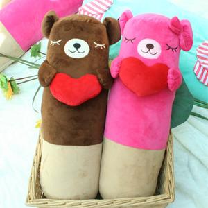 501하트곰 빼빼롱쿠션 바디필로우