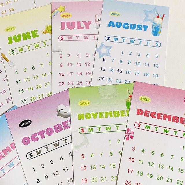 2023 미니 달력