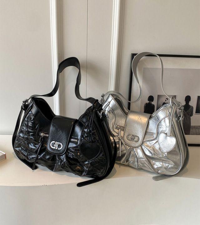 [아이패드OK] 링클 빅 버클 호보백 데일리백 숄더백