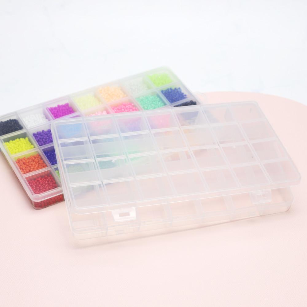 28칸 구슬통 비즈 케이스 정리함 비즈공예 구슬 보관함 정리 수납함