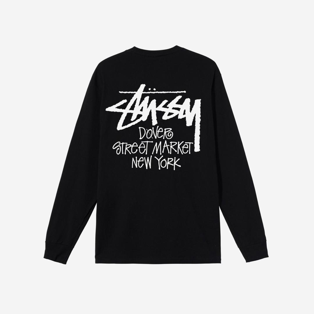Stussy Stock DSM New York LS T-Shirt Black