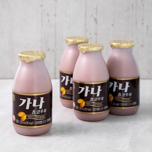 푸르밀 가나 초코우유, 225ml, 4개 - 우유 | 쿠팡