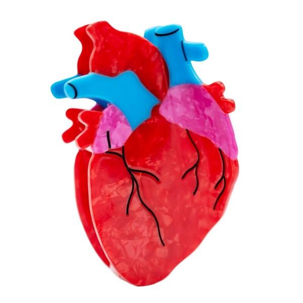 [주문폭주 2-3주 소요]Artistcolette Anatomical Heart Hair Claw(빨간 심장)