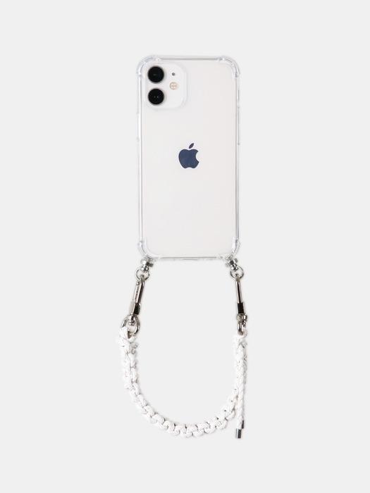 WANNABAG STRAP IPHONE CASE_WHITE