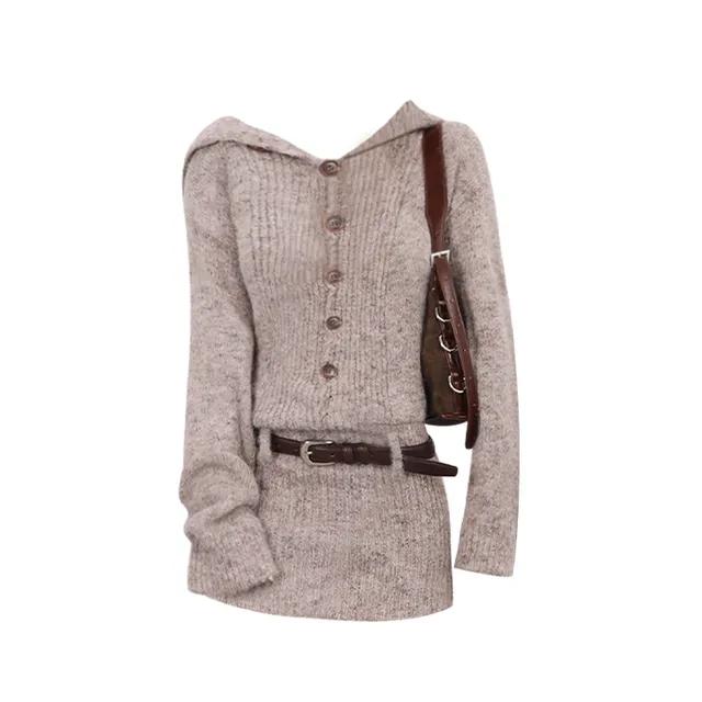 (봄신상+벨트증정)게으른 니트 원피스