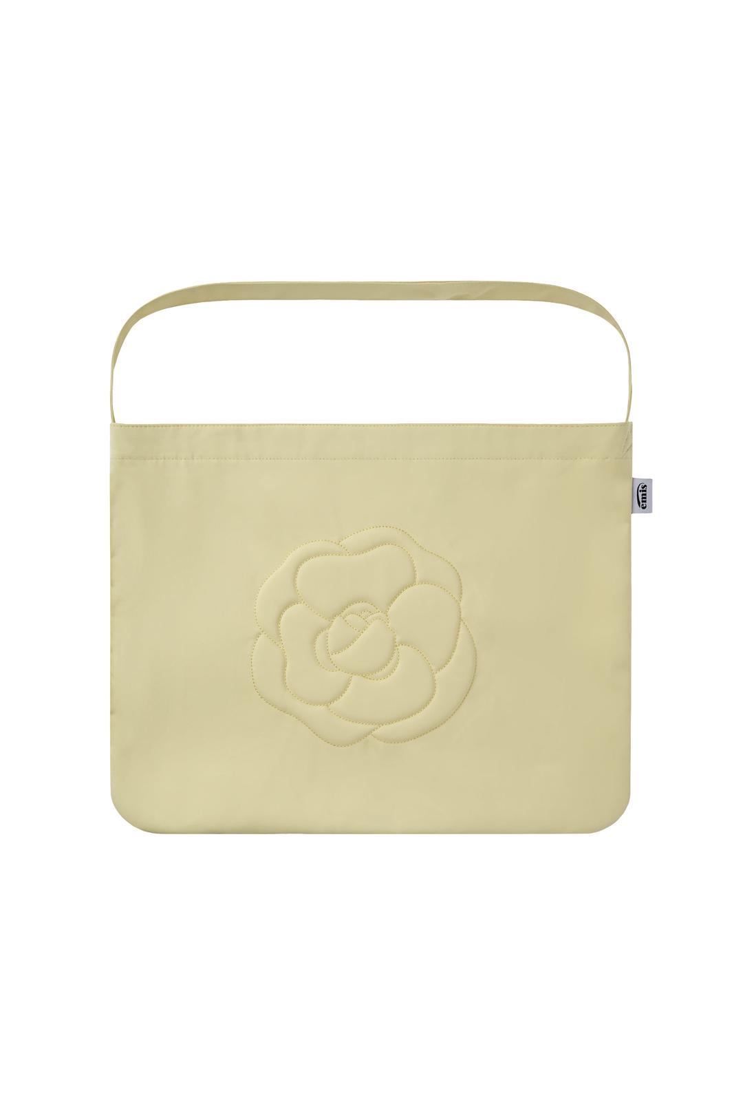ROSE STITCH ECO BAG-YELLOW