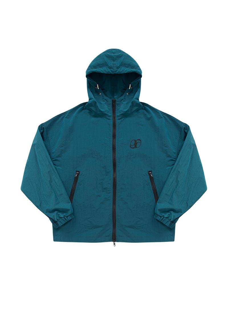 WOODY WINDBREAKER / BLUE-GREEN