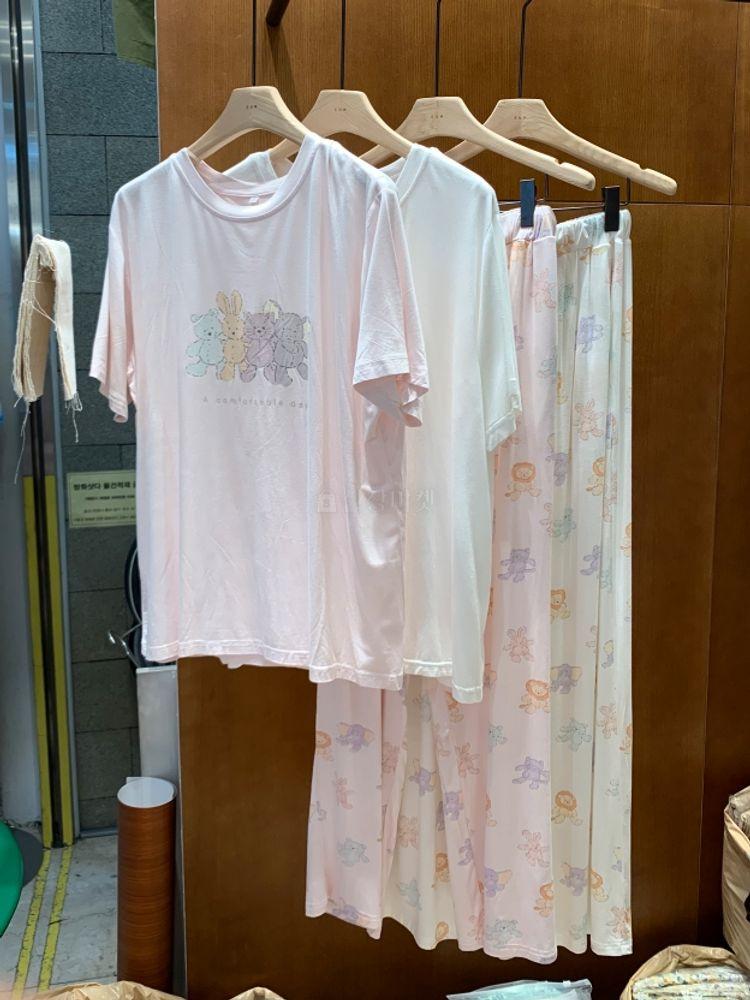 04379 여름 엘리프투피스(여름모달잠옷)