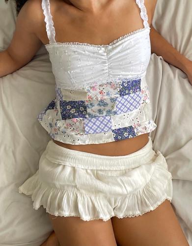 Patchwork top - Berry Tart collection