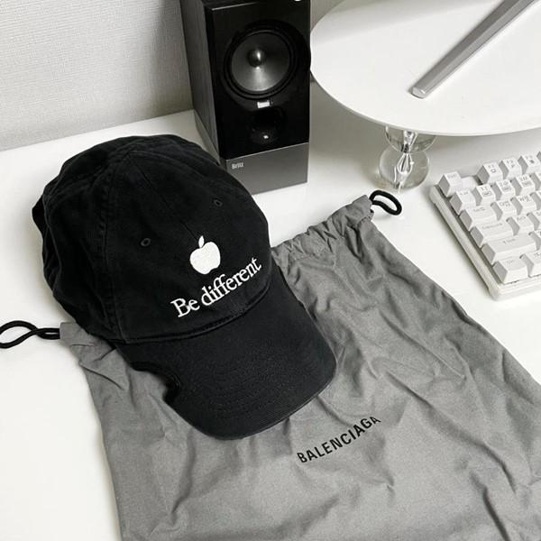 (새상품) 발렌시아가 애플자수캡 비디프런트캡 M (57cm) | 카멜