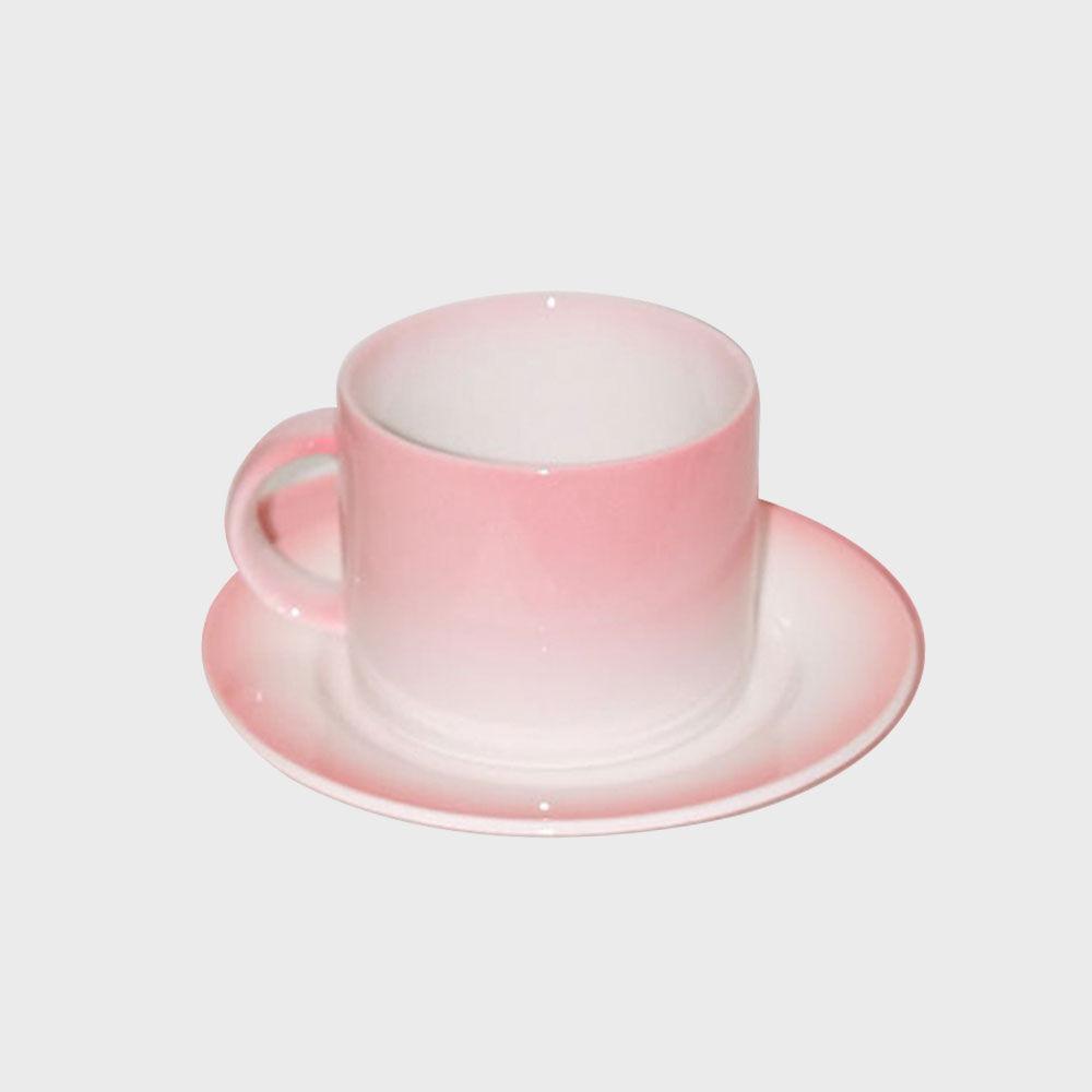 [POY ceramics] gradient mug / plate _ pink, blue, green