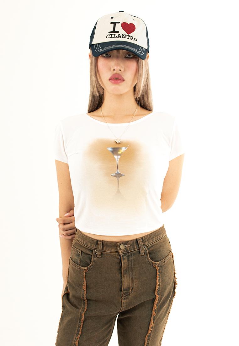 [ TEETH ] I LOVE CILANTRO TRUCKER CAP _ NAVY