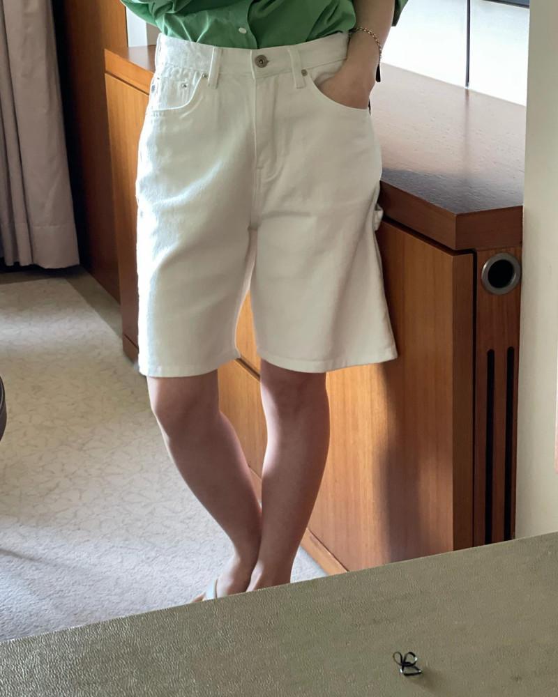 브론즈 카펜더 5부 데님 (2size)