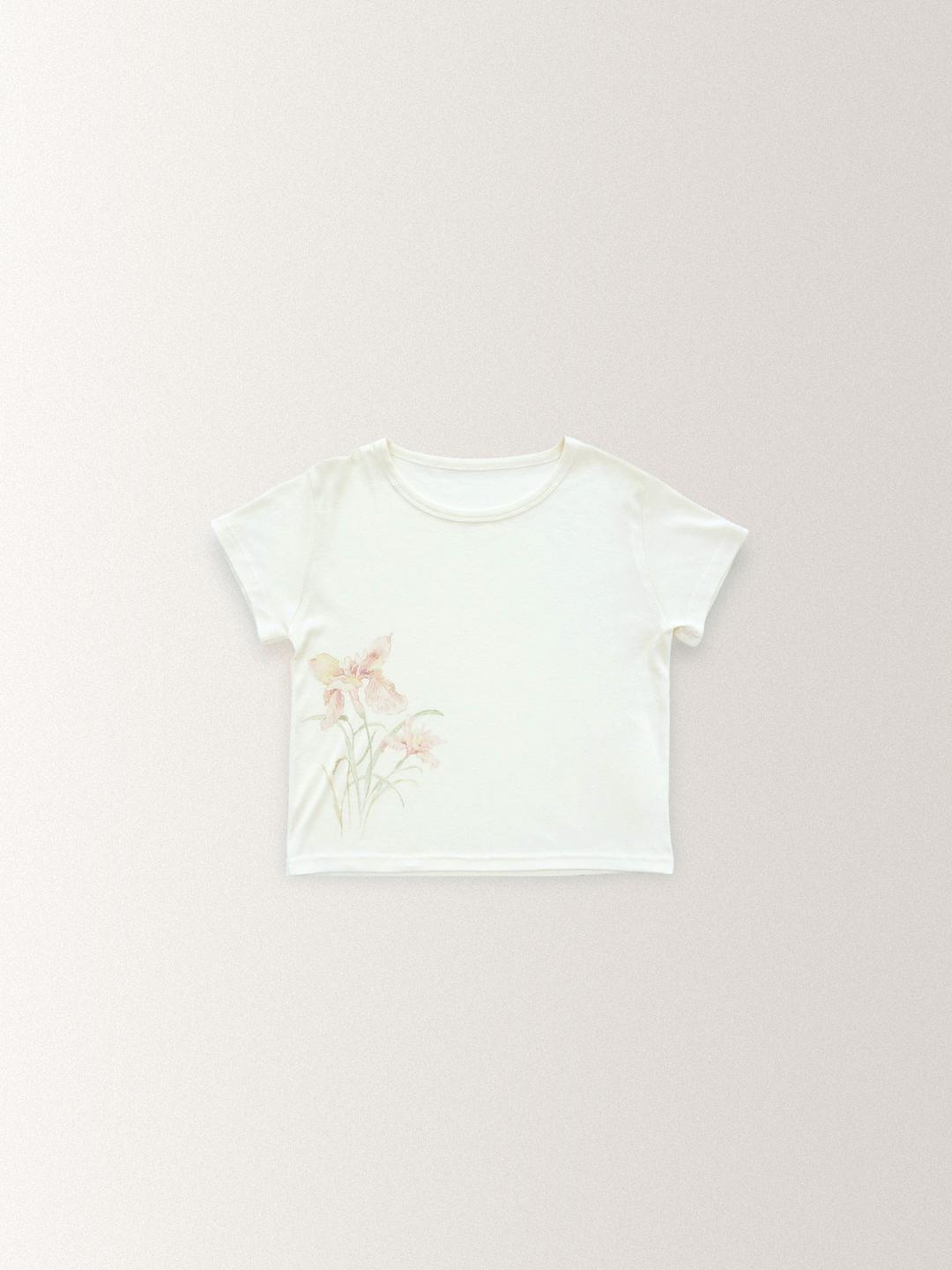 BLOOM MODAL TEE [ CREAM ]