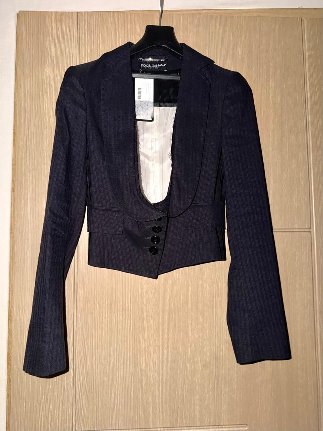 돌체앤가바나 집시버튼 스트라이프 턱시도 블레이저 | 후루츠패밀리