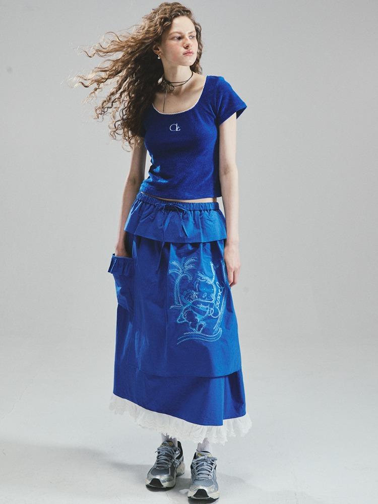 BABY SURFER SKIRT/BLUE