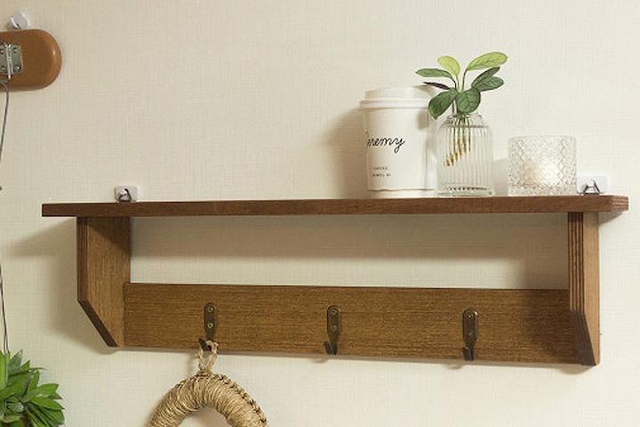 밀러 엔틱 U타입 고리 벽선반