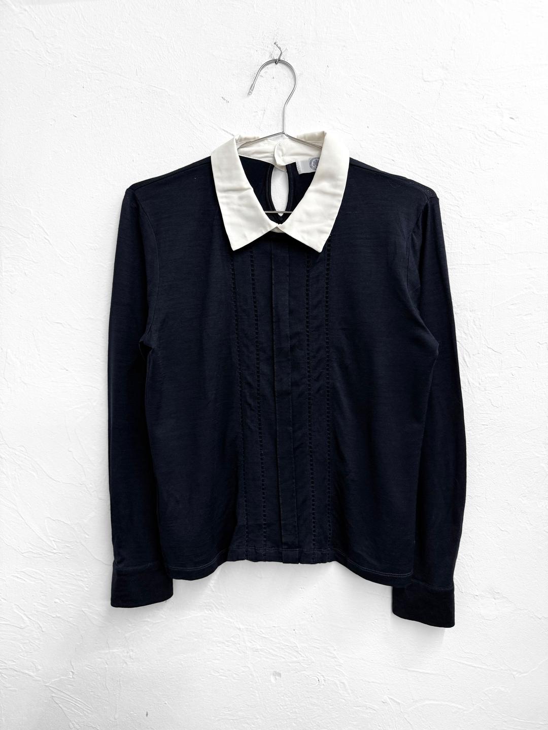 j.press 핀턱 펀칭 롱슬리브