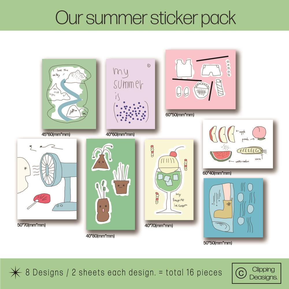 우리의 여름 스티커팩