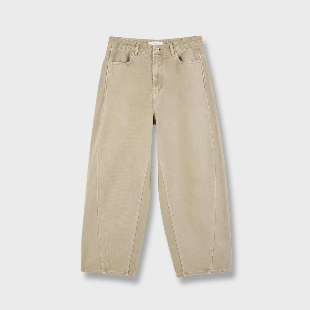Curved Denim, Beige
