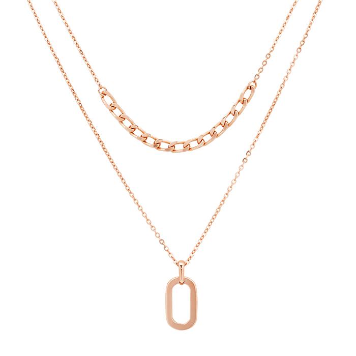 14k 18k 비비드 민성 두줄 목걸이