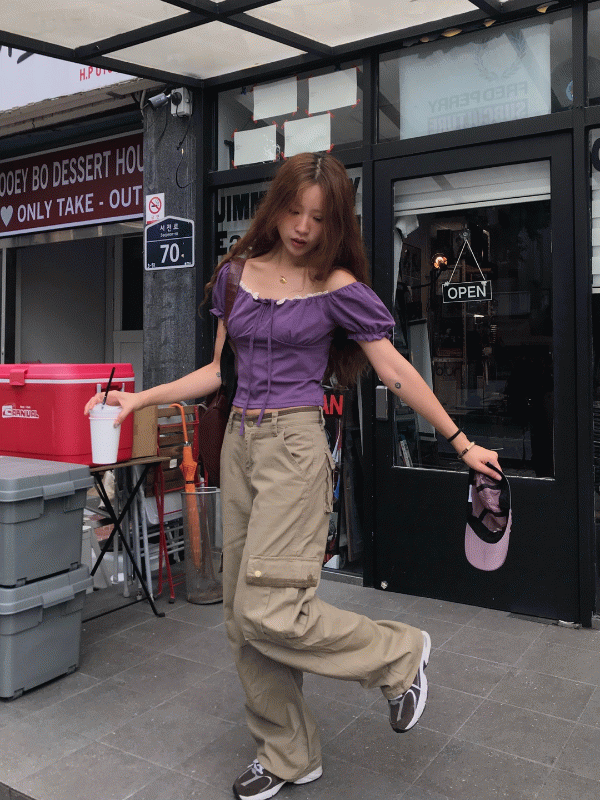 스쿨 코튼 팬츠