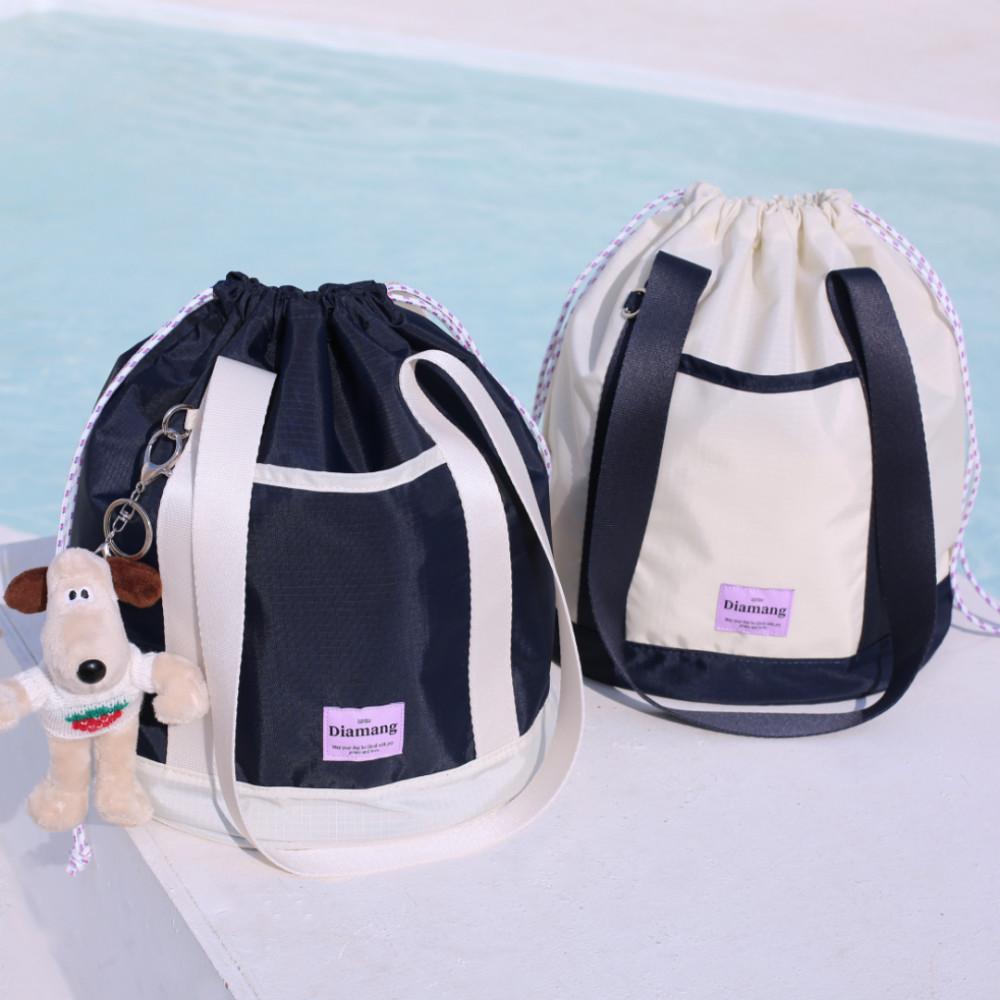 디아망 수영가방 수영장 방수 수영복 샤워 목욕 메쉬 가방
