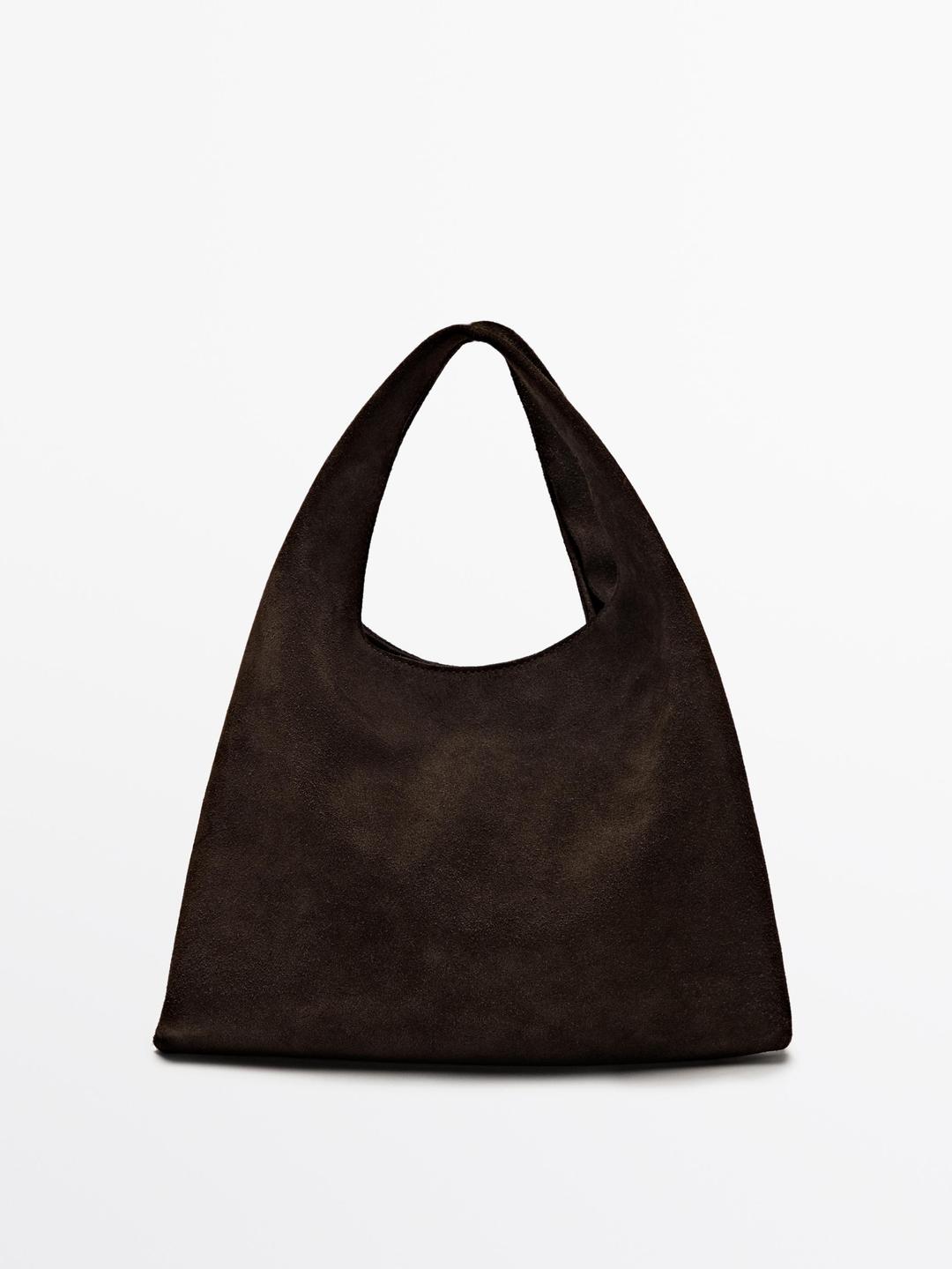Mini lady suede bag