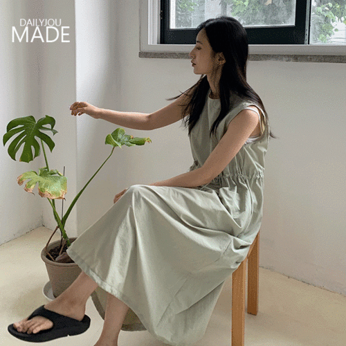 [MADE] 그리니 나일론 스트링 원피스 - 2 color