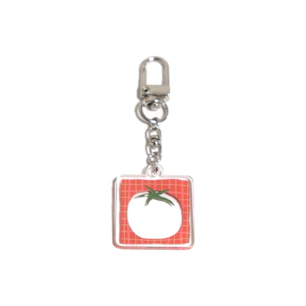 plumpy tomato keyring
