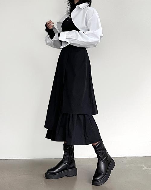 엘 볼레로 크롭셔츠 (2color)