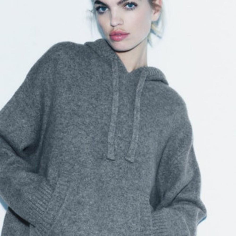 ZARA자라 오버사이즈 니트 스웨트셔츠 2142 215