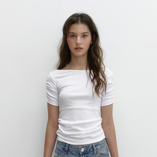 CUBIC BACKLESS T (IVORY)