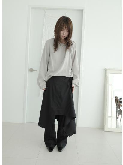 오픈 랩 스커트 (2c)