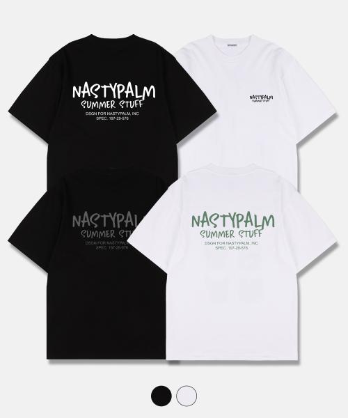 엔피스튜디오(NP STUDIO)  [2PACK] 스터프 로고 티셔츠 4COLOR - 사이즈 & 후기 | 무신사