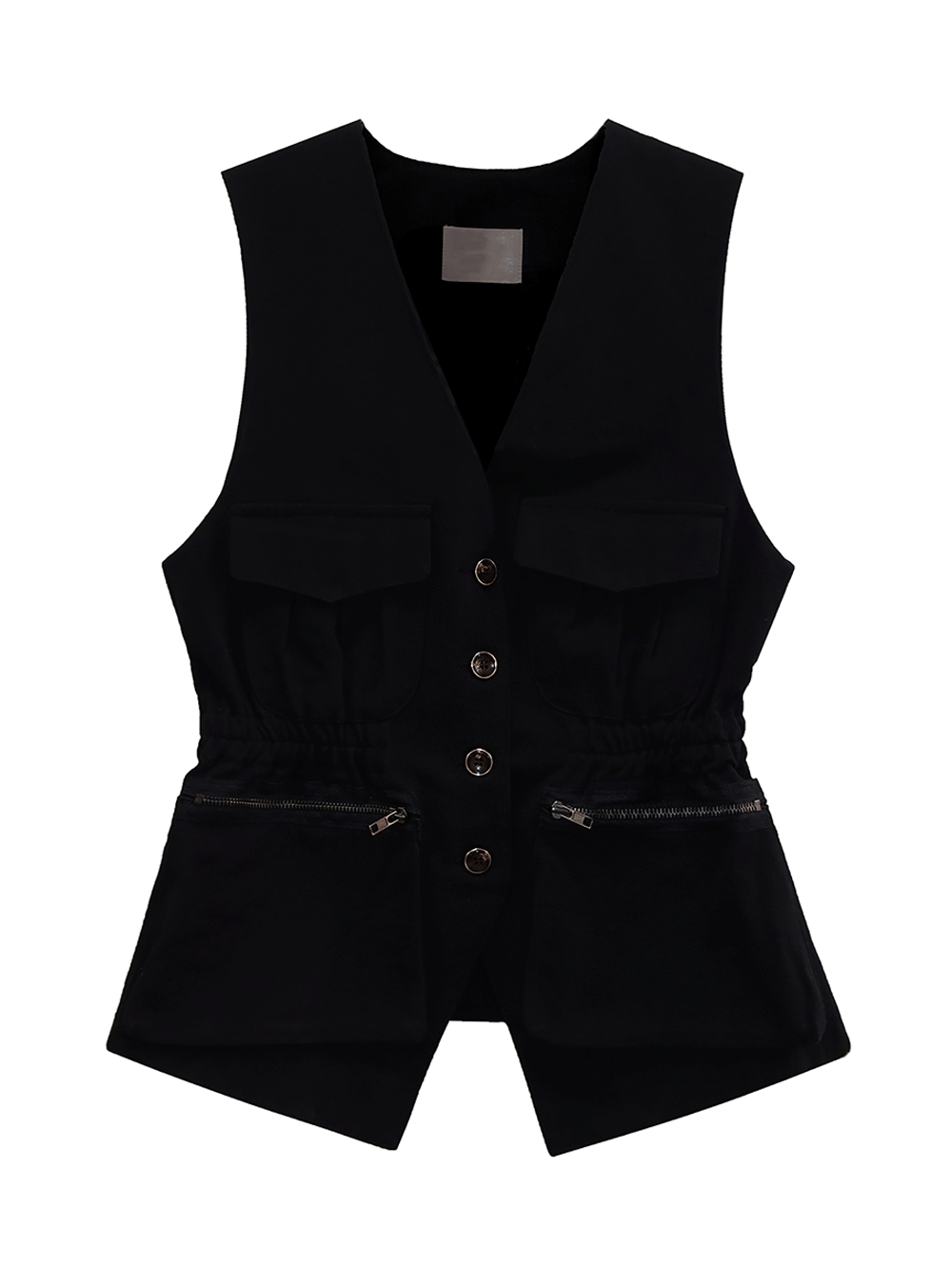 ZIPPER CARGO VEST