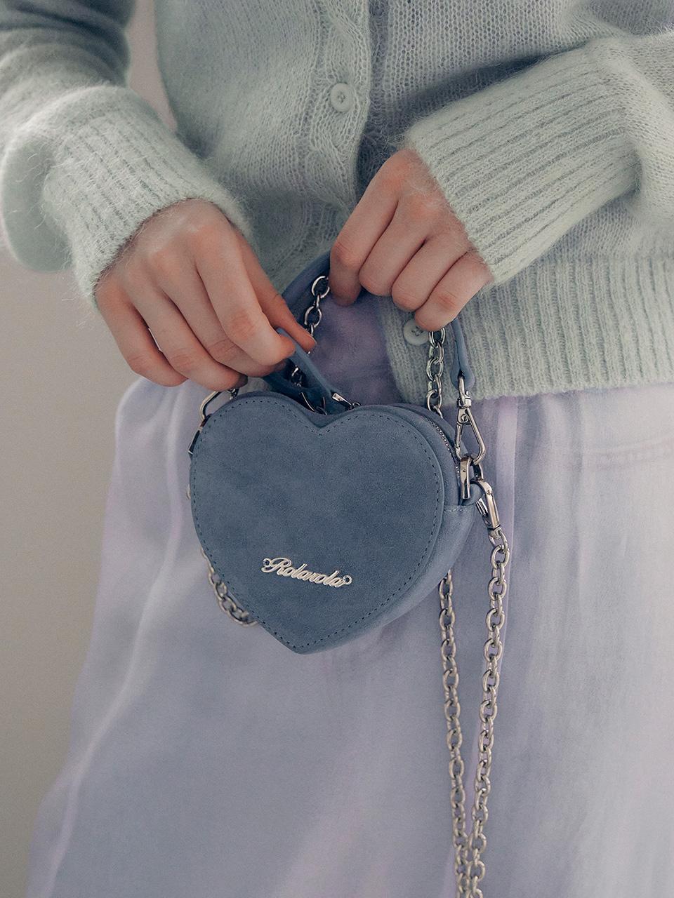 ROLA HEART MINI BAG BLUE
